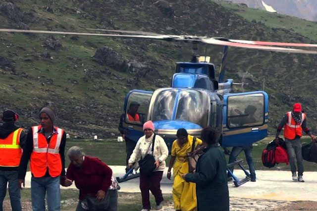 Helicopter Passenger Boarding