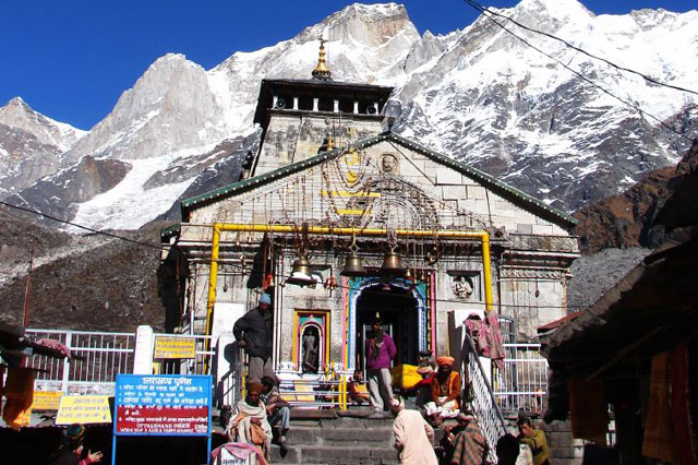 Kedarnath Temple Aerial View